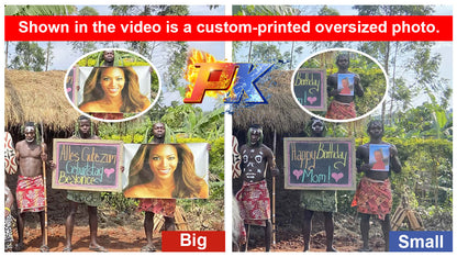 African Hunter Band: Custom-printed oversized photo